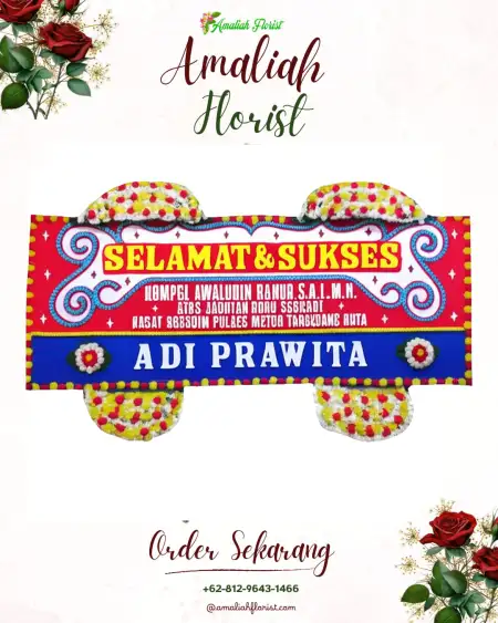 Papan Bunga Ucapan Selamat Rawa